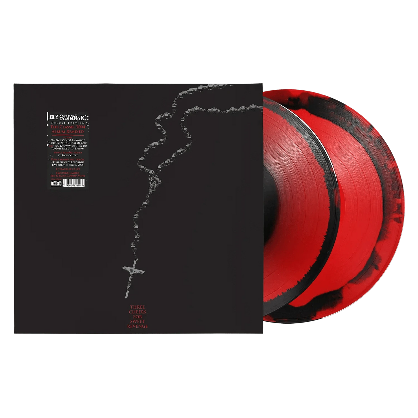 Three Cheers for Sweet Revenge - 2 Vinilos Color Rojo/Negro (Edición Deluxe)