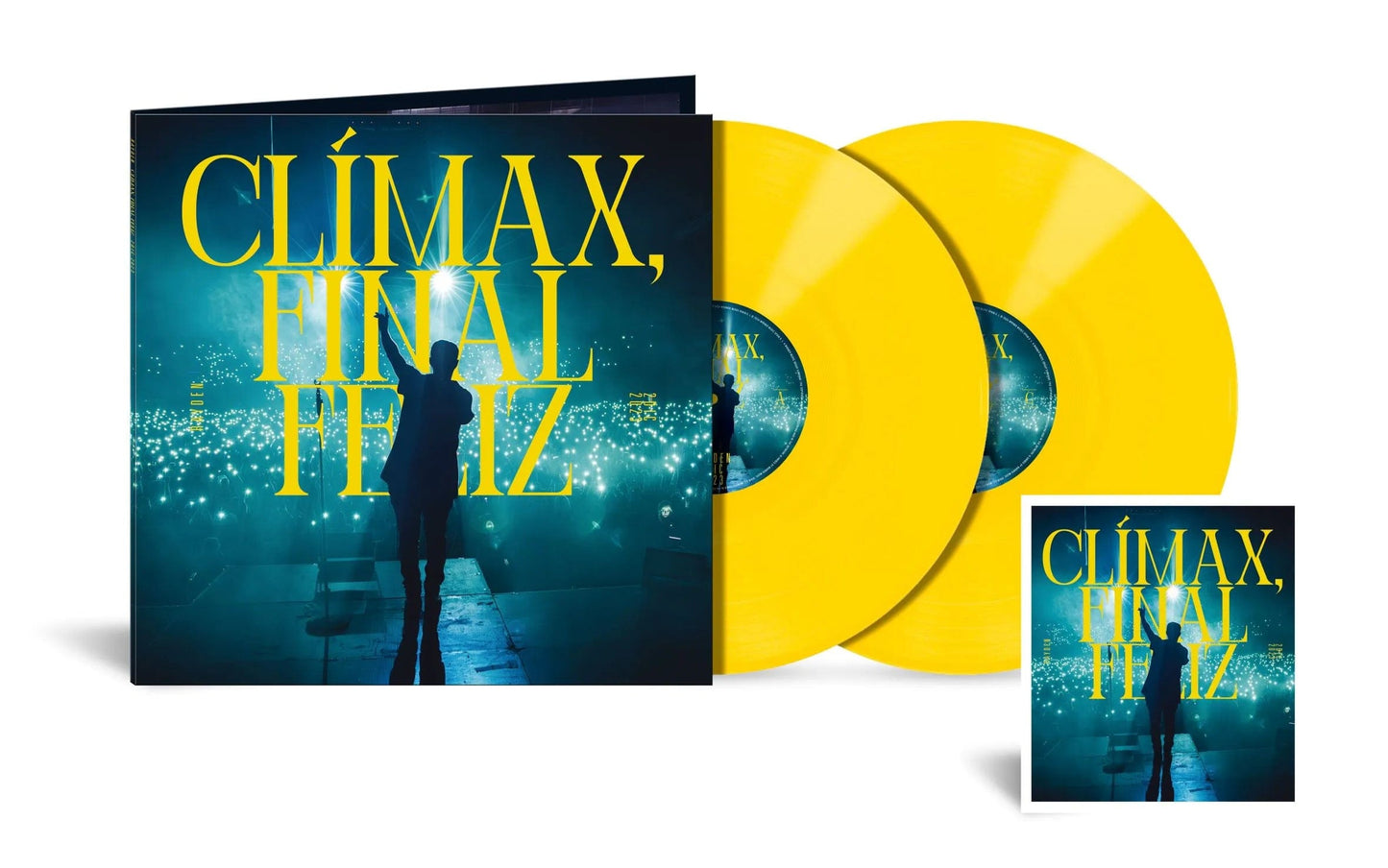 Clímax, Final Feliz - 2 Vinilos (Color Amarillo + Postal Firmada)