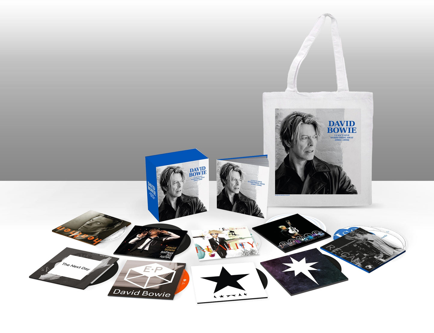 I Can´t Give Everything Away (2002-2016) - BOX 13 CD + Totebag de David Bowie (Exclusivo Preventa)
