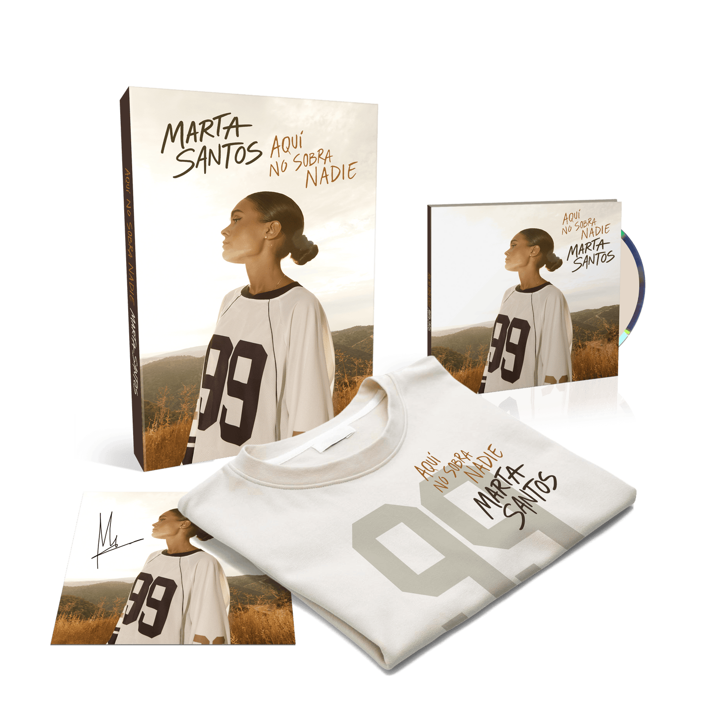 Aquí No Sobra Nadie - CD BOX + Camiseta Exclusiva + Postal Firmada