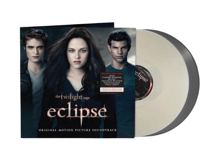 La Saga Crepúsculo: Eclipse - Vinilo Doble (Color negro hielo y transparente)