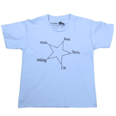 She Sounds - Camiseta "Jesus Saves" (Color Azul)