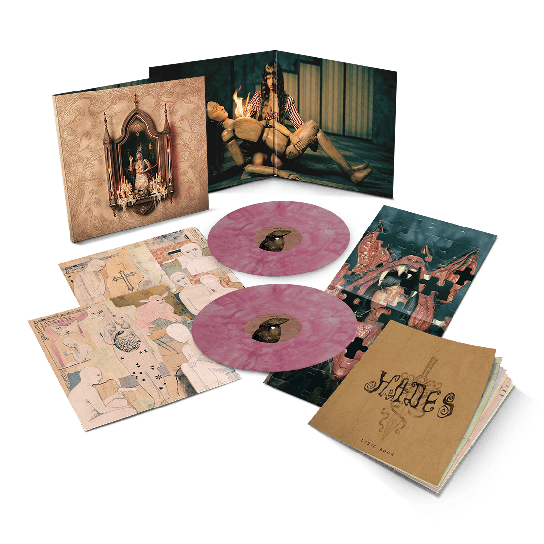 HADES - Vinilo Doble (Color Rosa Sintético)