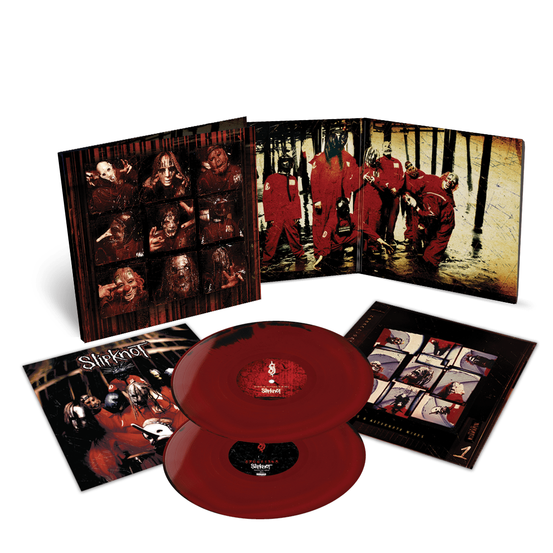Slipknot (Edición 25 Aniversario) - Vinilo Doble (Color Negro y Rojo)