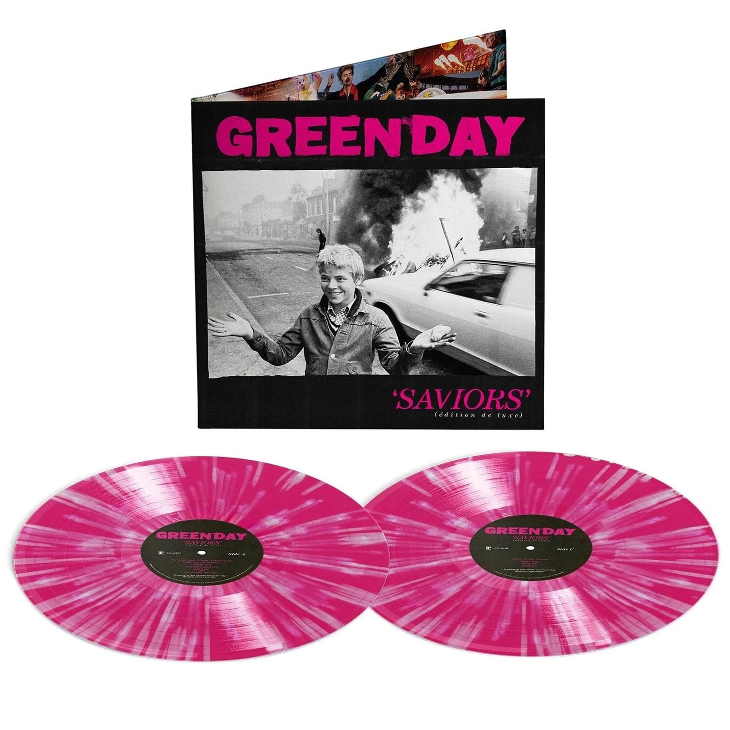 Saviors - Vinilo Color Rosa Con Salpicaduras (Edición Deluxe)