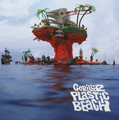 Plastic Beach - Vinilo (Color Verde, Marrón y Azul Camuflaje) (Ed. Limitada)