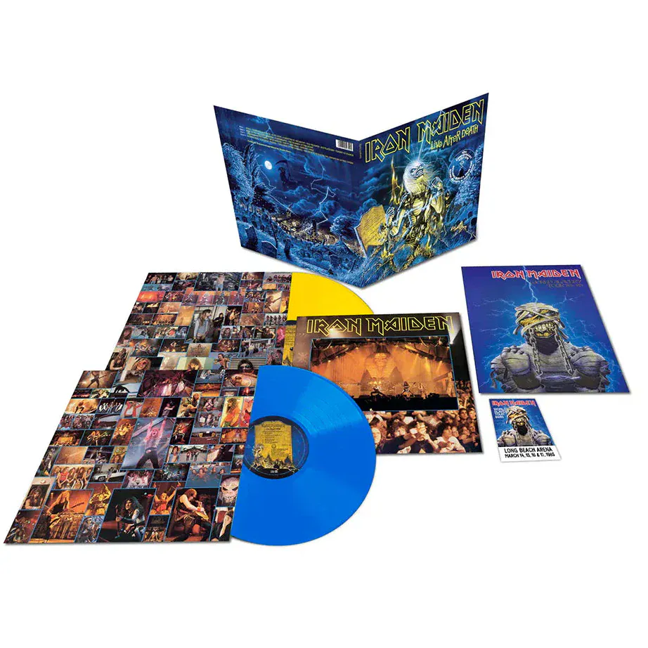 Live After Death - Vinilo Doble (Color Amarillo/Azul)