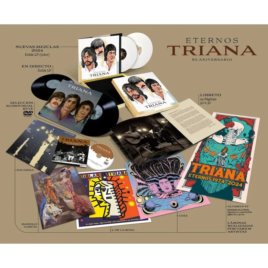 Eternos Triana - Box (4 Vinilos + 1DVD + 4 Láminas + 1 Póster)