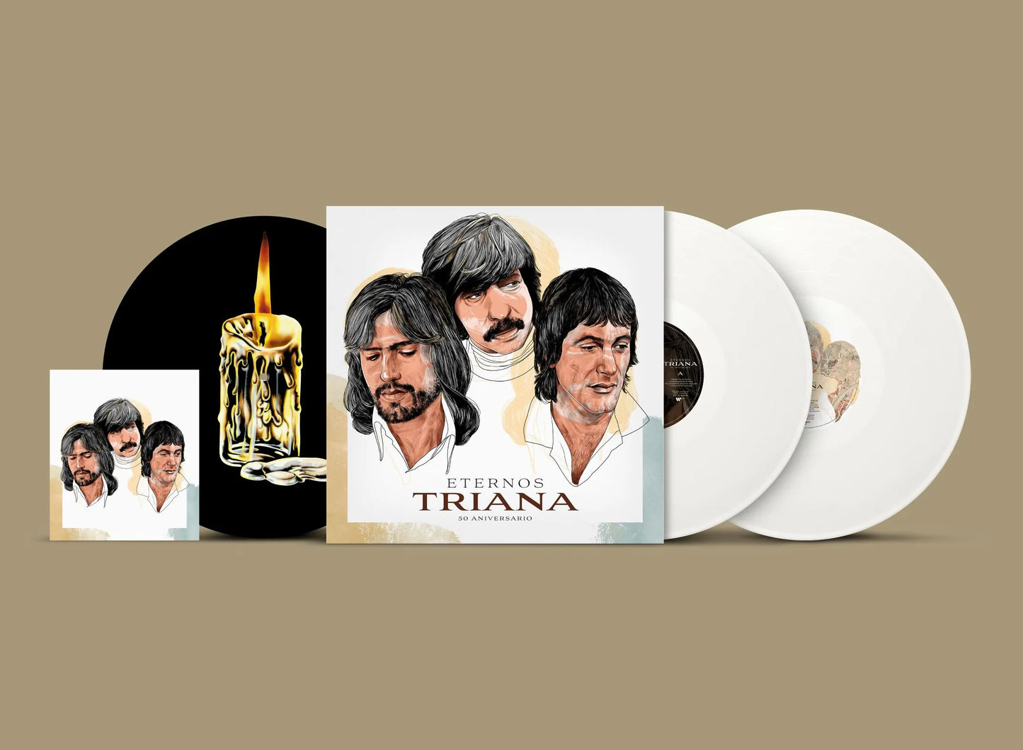 Eternos Triana - Vinilo (Color Blanco + Postal Firmada + Slipmat)