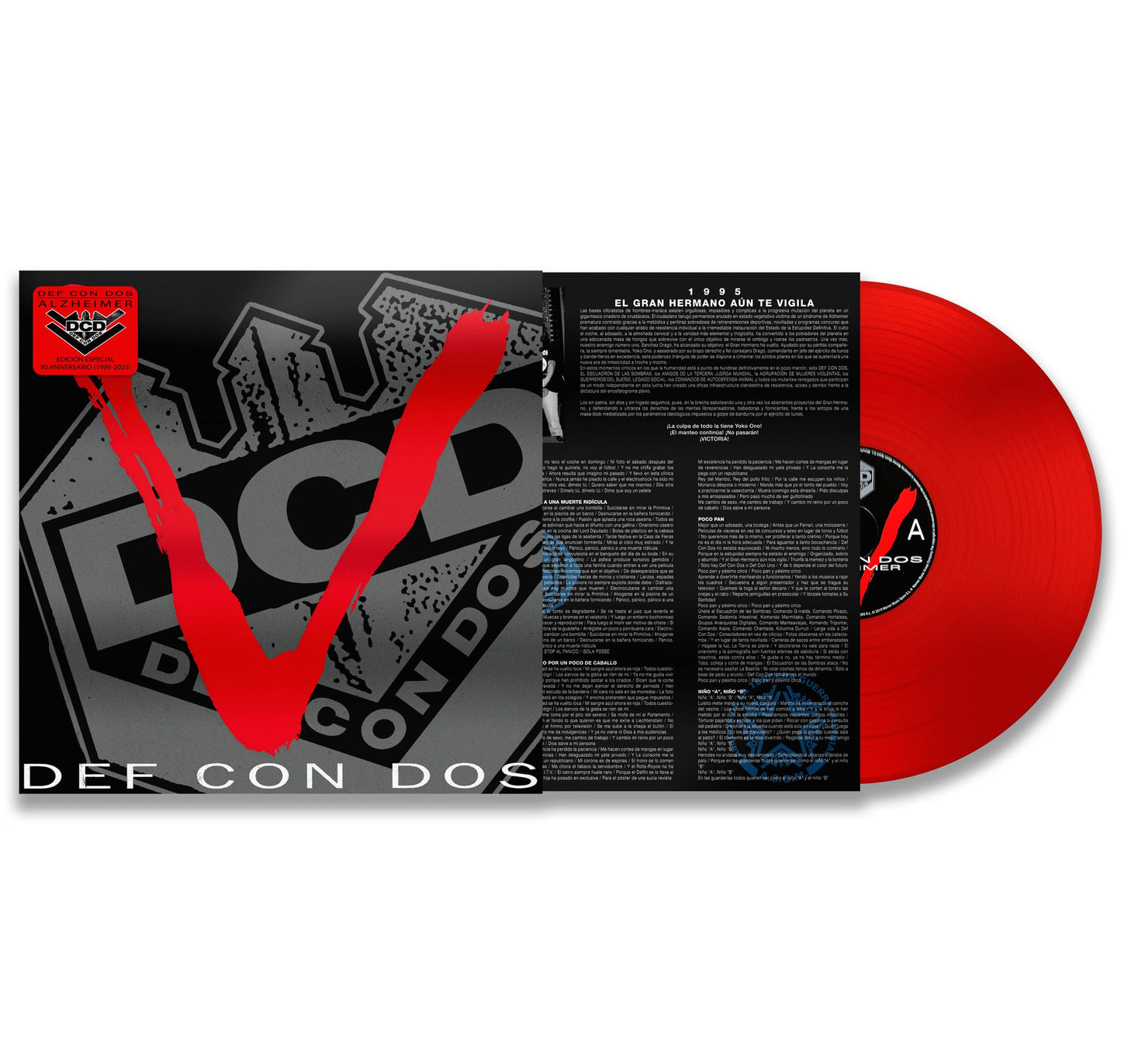 Alzheimer (Edición 30 aniversario) - Vinilo (Color Rojo)