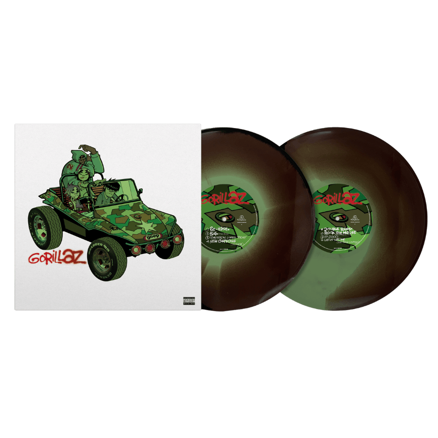 Gorillaz - Vinilo Doble (Color Verde y Marrón Camuflaje) (Ed. Limitada)