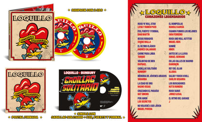 Corazones Legendarios - 2 CDs + CD Single