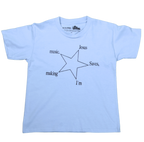 She Sounds - Camiseta "Jesus Saves" (Color Azul)