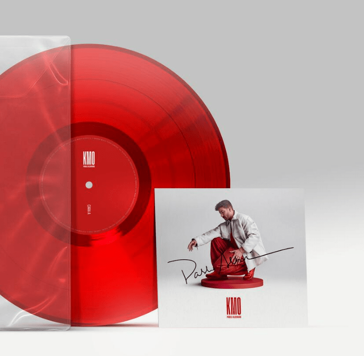 KM0 - Vinilo (Color Rojo) + Postal Firmada