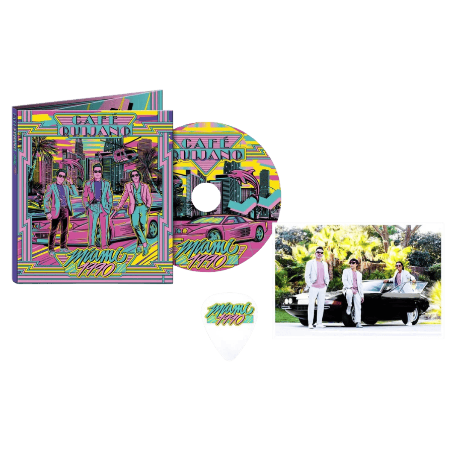 Miami 1990 - CD (Tarjeta Firmada + Púa)