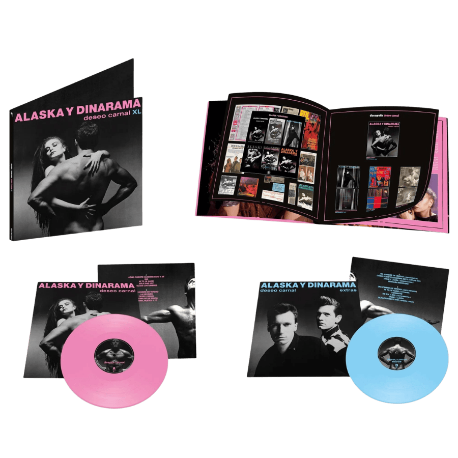 Deseo Carnal XL - 2 Vinilos Color Rosa Y Azul