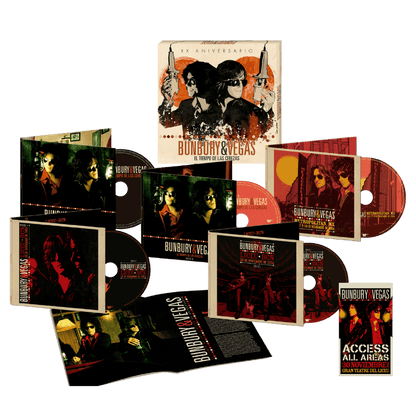 El tiempo de las cerezas XX Aniversario - BOX (5CD + Libro + Pase)