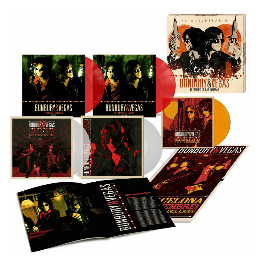 El tiempo de las cerezas XX Aniversario - BOX (5LP Color + Libro + Póster)
