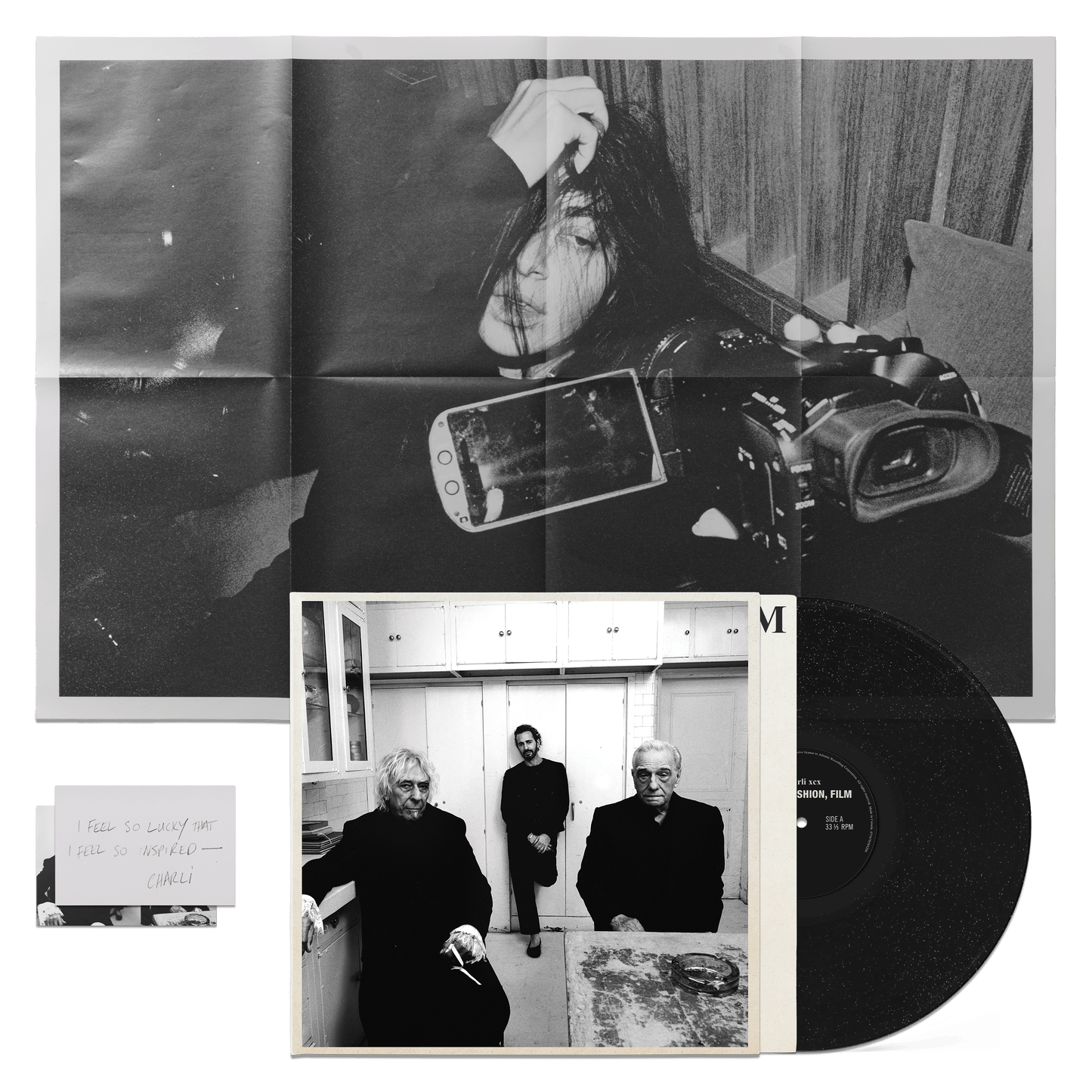 Music, Fashion, Film - Vinilo (Color Negro Hielo Glitter)