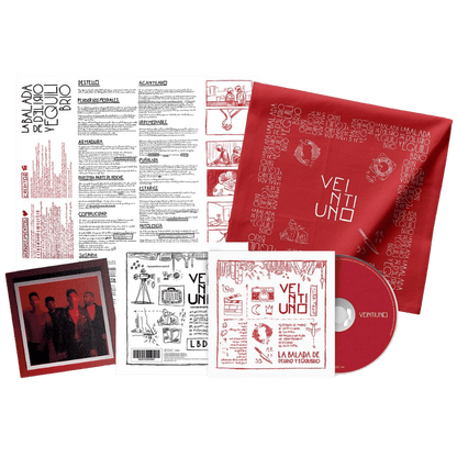Veintiuno - La Balada De Delirio Y Equilibrio - CD + Postal Firmada + Bandana